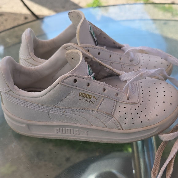 Puma White Sneakers Low-Top Retro Design - Picture 2 of 5